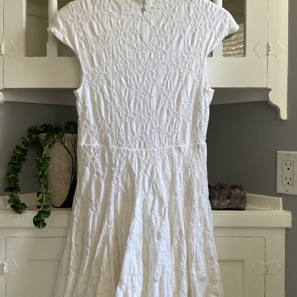 Free People | Sedwick Mini White Dress - Picture 3 of 7